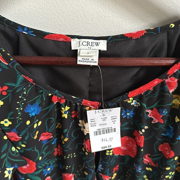 JCrew ruffle flowers dress, NWT - Picture 5 of 11